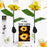 2 Pc Outdoor Solar Sunflower Lights Intelligent Light Control Waterproof Garden Landscape Stake Light