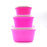 Multi-purpose containers, 3 pieces, for storing food and other items.