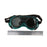 Large dark green welding goggles for safety.