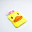 Small hot water bag with a yellow duck cover for various pains